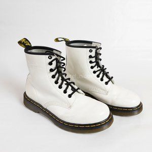 Dr. Martens 1460 Smooth Leather Boots - White